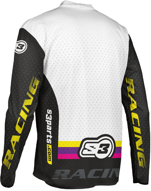 S3 Racing Trial Collection Jersey - Black/Pink