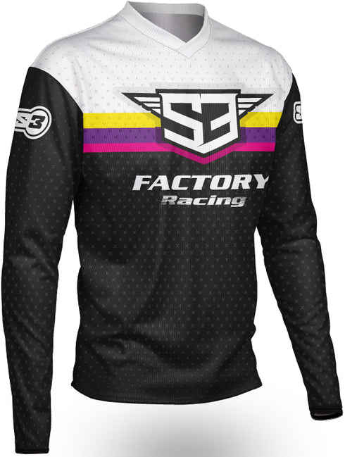 S3 Racing Trial Collection Jersey - Black/Pink