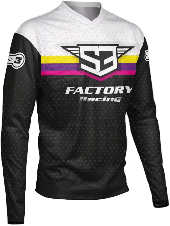 S3 Racing Trial Collection Jersey - Black/Pink