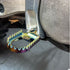S3 Parts Stark Varg Punk Footpegs - Titanium Rainbow