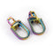 S3 Parts Stark Varg Punk Footpegs - Titanium Rainbow