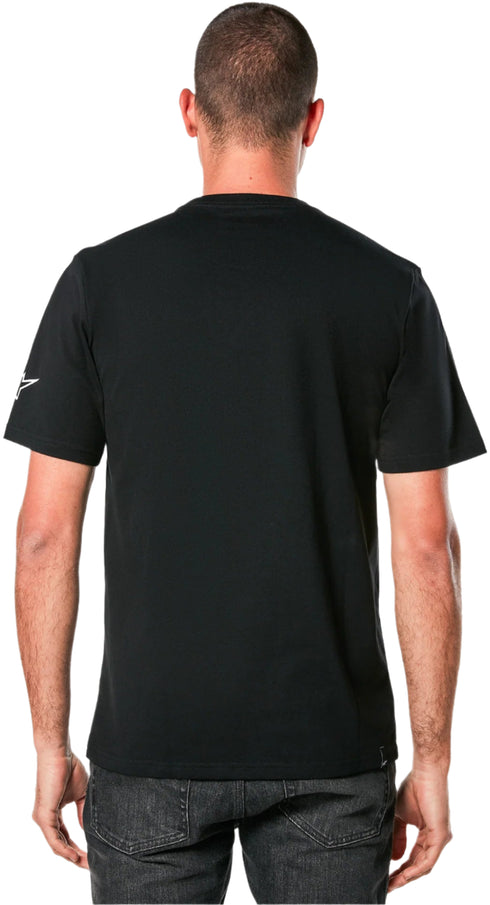 Alpinestars Linear Wordmark 2.0 CSF T-Shirt - Black/White