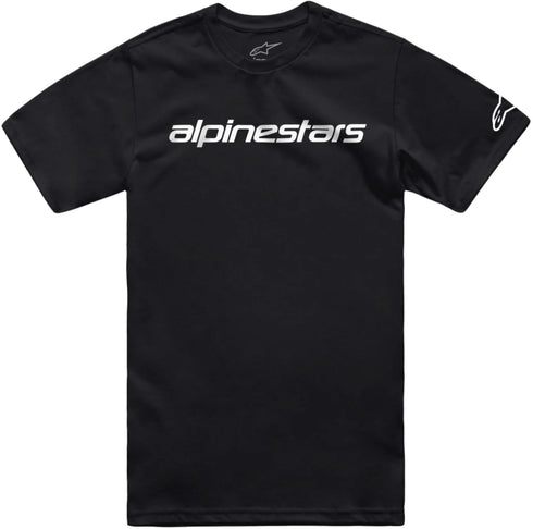 Alpinestars Linear Wordmark 2.0 CSF T-Shirt - Black/White