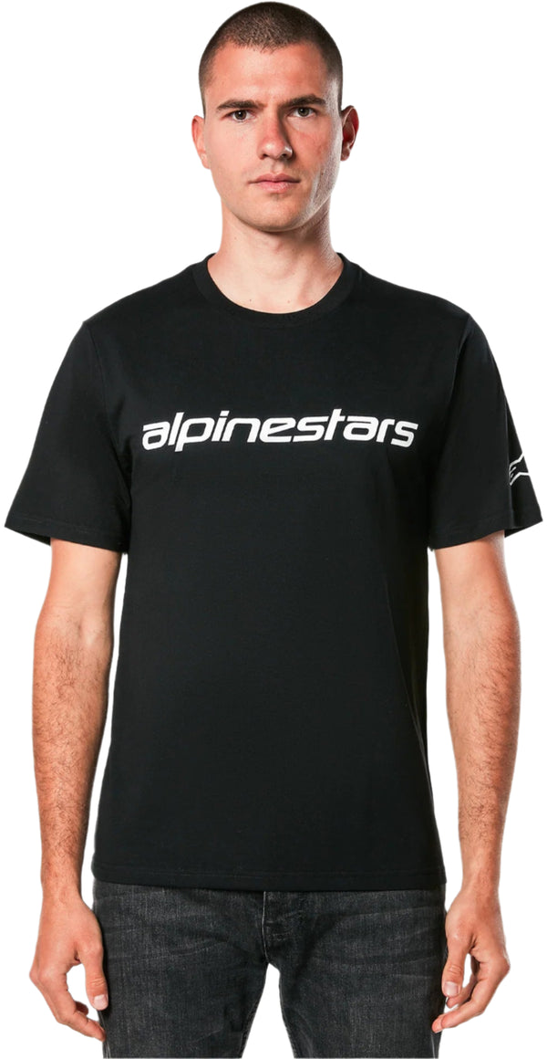 Alpinestars Linear Wordmark 2.0 CSF T-Shirt - Black/White