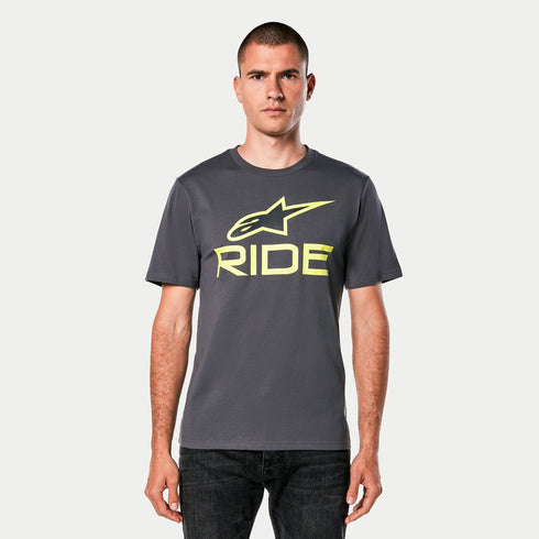 Alpinestars Ride 4.0 CSF T-Shirt - Charcoal/Lime/Black