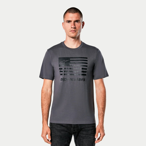 Alpinestars Flag CSF T-Shirt - Charcoal/Black