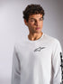 Alpinestars Trackside CSF Long-Sleeve T-shirt - White/Black — Lifestyle (image 9 of 10)