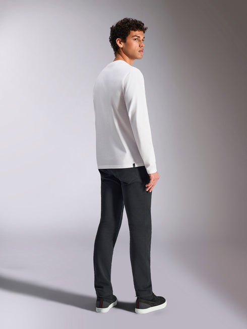 Alpinestars Trackside CSF Long-Sleeve T-shirt - White/Black — Lifestyle (image 7 of 10)