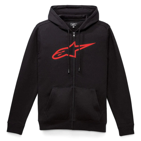 Alpinestars Ageless Zip V3 Hoodie - Black/Red — Lifestyle (image 1 of 2)