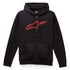 Alpinestars Ageless Zip V3 Hoodie - Black/Red
