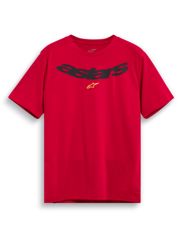 Alpinestars Elliptic CSF Short Sleeve T-Shirt - Red — Lifestyle (image 1 of 2)