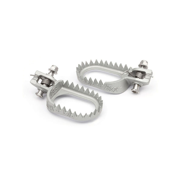 S3 Parts KTM Punk Steel Low/Back Footrest Kit - Silver