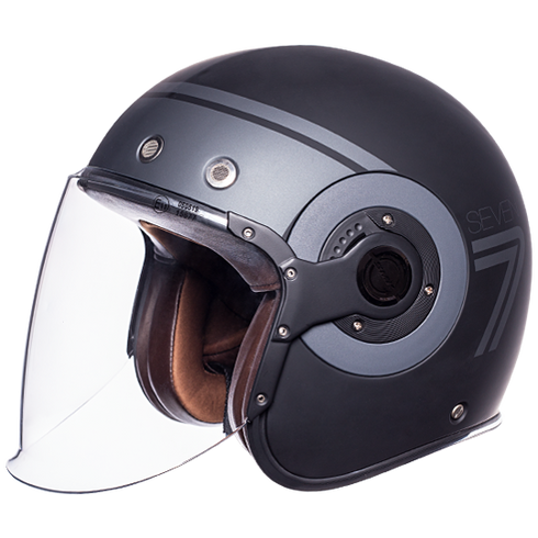 SMK Retro Jet Seven Helmet - MA260