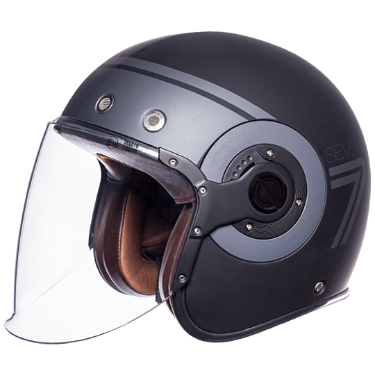 SMK Retro Jet Seven Helmet - MA260