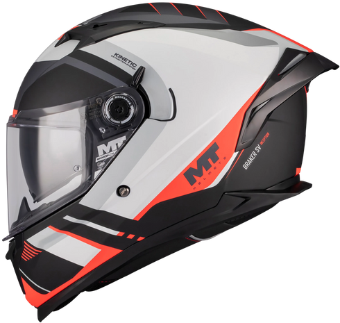 MT Helmets Braker SV Inception Helmet - B5 Gloss (Black/Red/White)