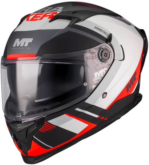 MT Helmets Braker SV Inception Helmet - B5 Gloss (Black/Red/White)