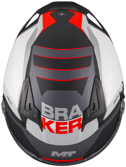 MT Helmets Braker SV Inception Helmet - B5 Gloss (Black/Red/White)