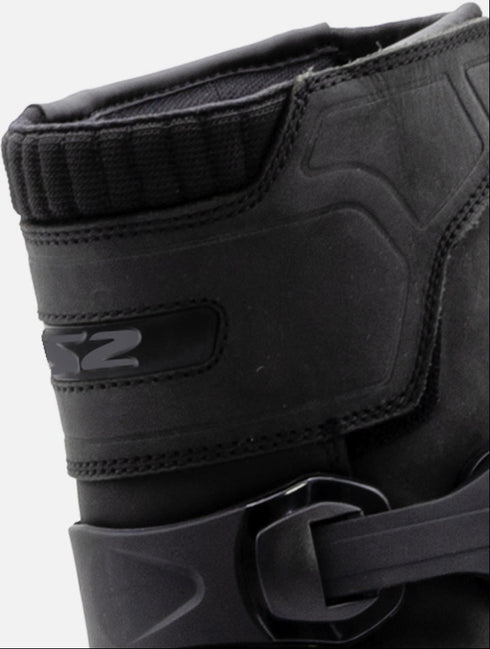 LS2 Mens Adventure WP Boots - Black — Motorcycle Gear (image 4 of 9)