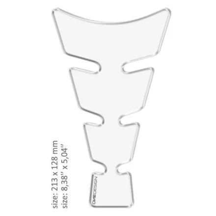 One Design Print Transparent Tank Pad