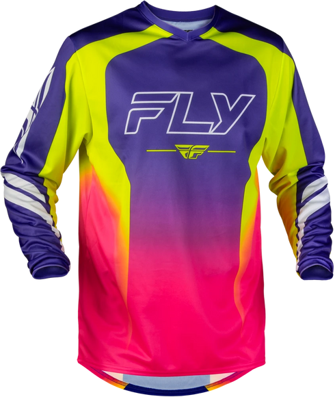Fly Racing 2027 F-16 Raze Jersey - Purple/Red/Yellow