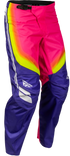Fly Racing 2027 F-16 Raze Pants - Purple/Red/Yellow