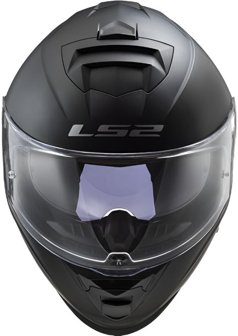 LS2 FF800 Storm II Solid Helmet - Black Matt — Motorcycle Helmets (image 3 of 3)