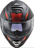 LS2 FF800 Storm II Racer Helmet - Titanium/Orange Matt