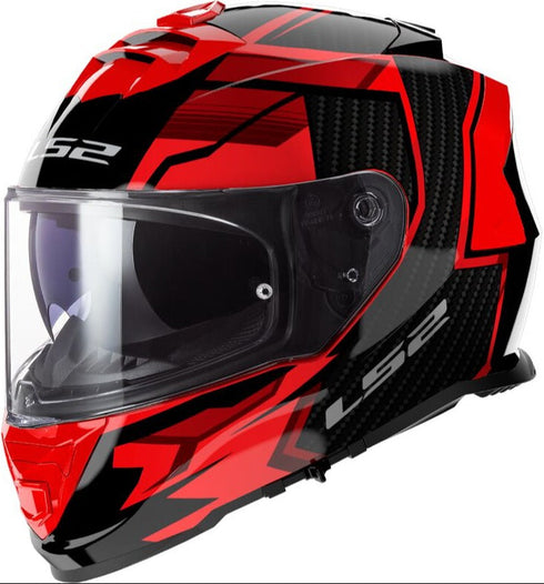 LS2 FF800 Storm II Tracker Helmet - Black/Red