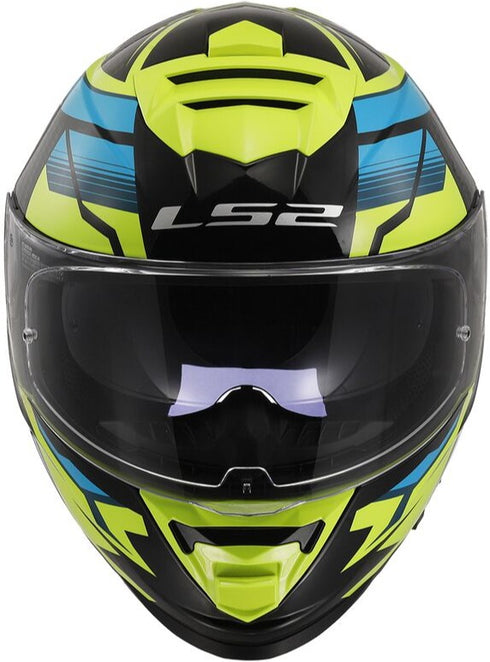 LS2 FF800 Storm II Tracker Helmet - Black/Yellow