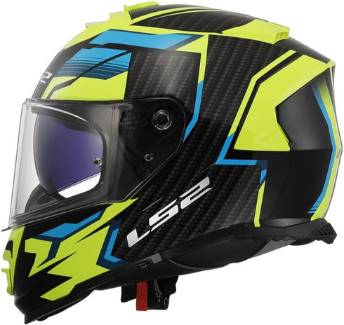 LS2 FF800 Storm II Tracker Helmet - Black/Yellow