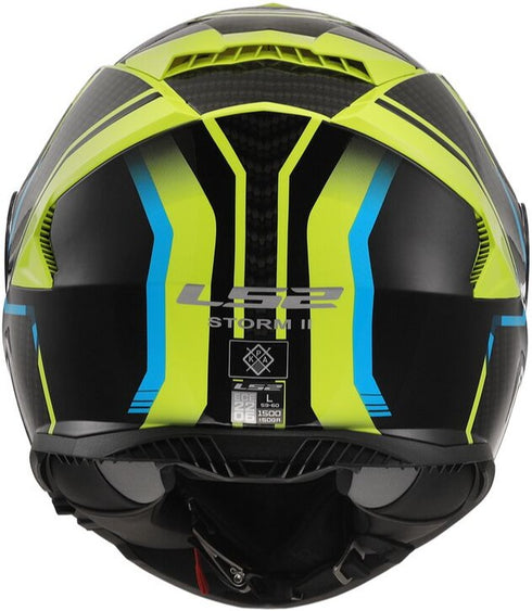 LS2 FF800 Storm II Tracker Helmet - Black/Yellow