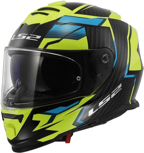 LS2 FF800 Storm II Tracker Helmet - Black/Yellow