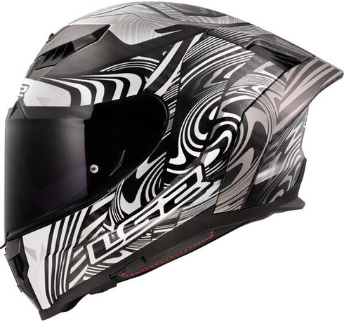 LS2 FF807 Dragon Enthum Helmet - Silver