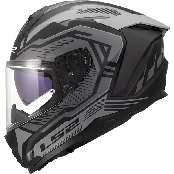 LS2 FF817 Challenger 2 Dravix Helmet - Grey Matt