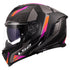 LS2 FF818 Storm III Sporty Helmet - Grey/Purple Matt