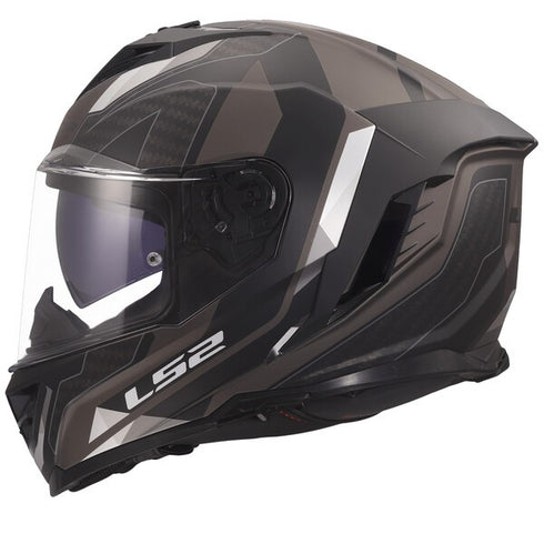 LS2 FF818 Storm III Sporty Helmet - Black/Grey Matt