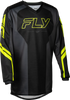 Fly Racing 2027 Youth F-16 Raze Jersey - Black/Grey