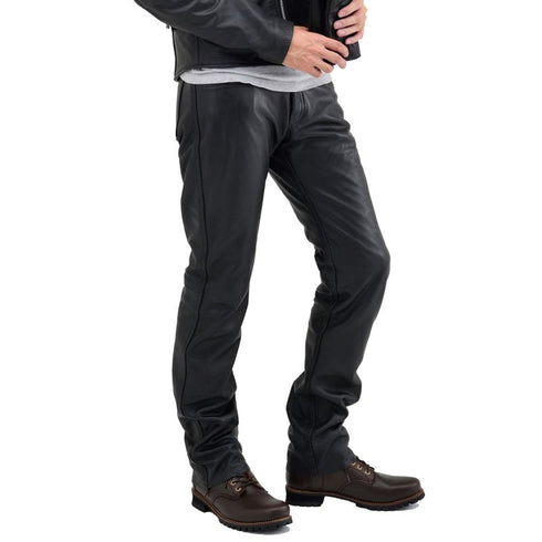 Daytona Leather Pants - Black