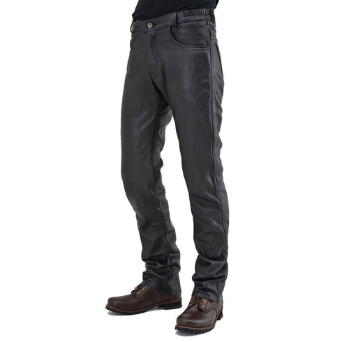 Daytona Leather Pants - Black