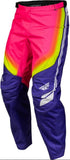 Fly Racing 2027 F-16 Raze Pants - Purple/Red/Yellow