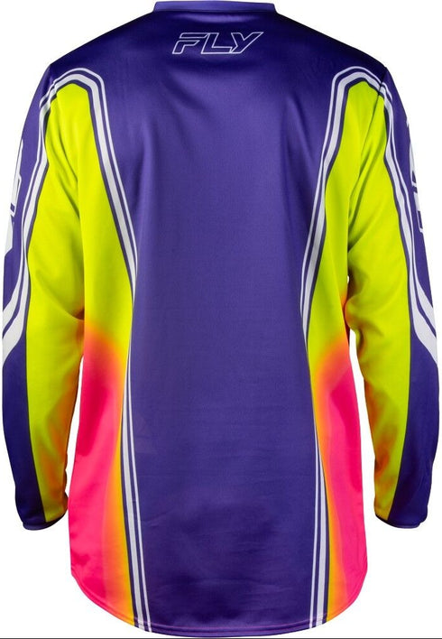 Fly Racing 2027 F-16 Raze Jersey - Purple/Red/Yellow