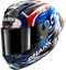 Shark Aeron GP FIM Racing Zarco Replica Helmet - White/Black/Blue (WKB)