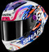 Shark Aeron GP Racing Zarco Replica Helmet - Carbon/Pink/Blue