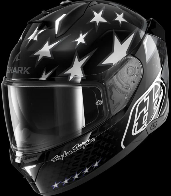 Shark Skwal i3 TLD US Flag Helmet - Black/Anthracite KAA