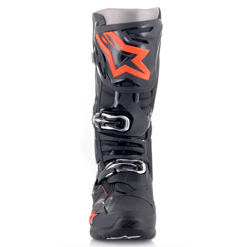Alpinestars Tech 10 Boots - Black/Red Fluo