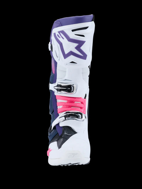 Alpinestars Tech 10 Boots - Violet/Navy/Pink