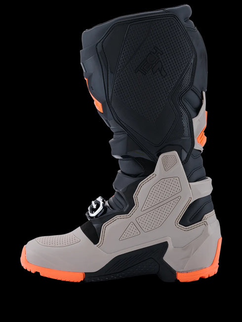 Alpinestars 2026 Tech 7 Enduro Boots - Black/Warm Gray/Orange Fluo