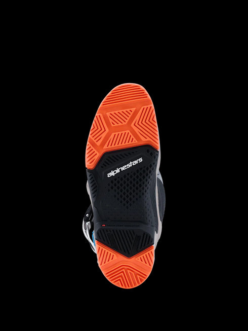 Alpinestars 2026 Tech 7 Enduro Boots - Black/Warm Gray/Orange Fluo