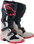 Alpinestars 2026 Tech 7 Enduro Boots - Black/Light Grey/Bright Red — Motorcycle Gear (image 1 of 7)