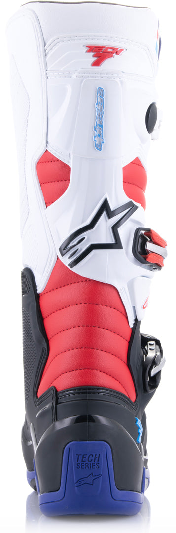 Alpinestars Tech 7 Boots - Black/DBlue/Red/White